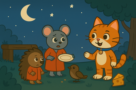 zagadki kotki kai zaginiony ser bajka dla dzieci do czytania