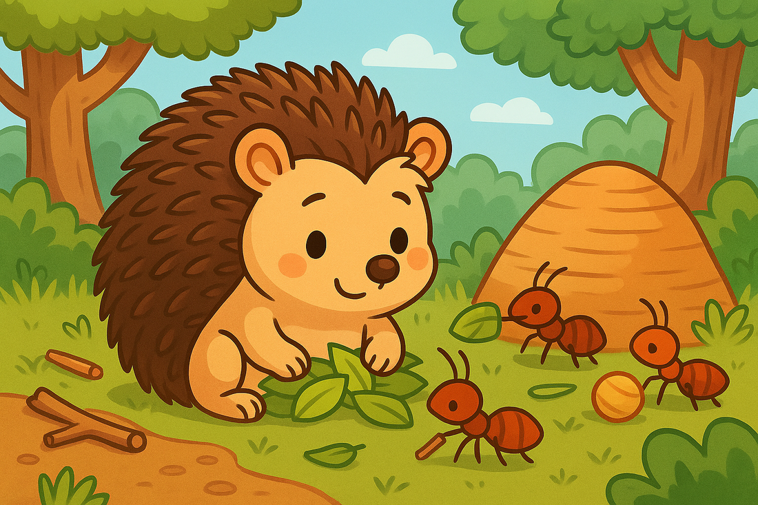 jezyk cyprian i pracowite mrówki - bajka do czytania dla dzieci