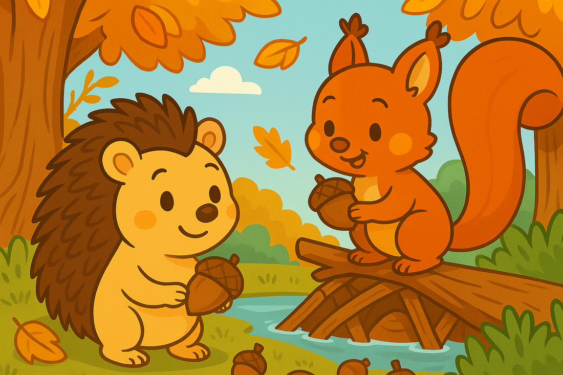 🦔 Jeżyk Cyprian poznaje wiewiórkę Kitkę