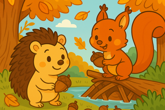 🦔 Jeżyk Cyprian poznaje wiewiórkę Kitkę